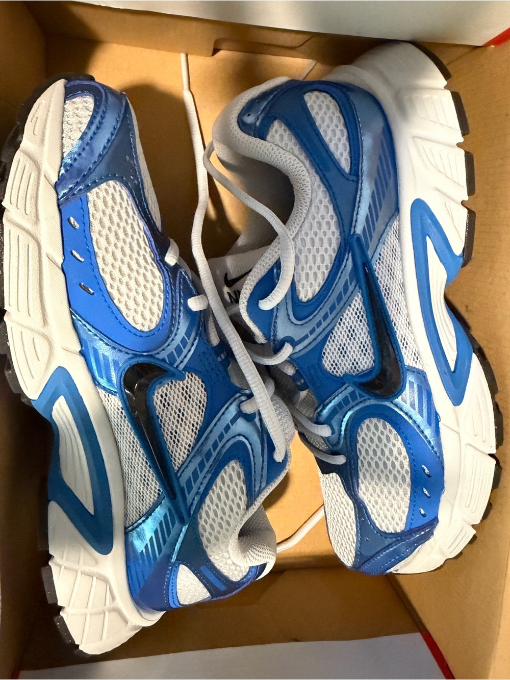 Nike Blue and White Women's Running Sneakers